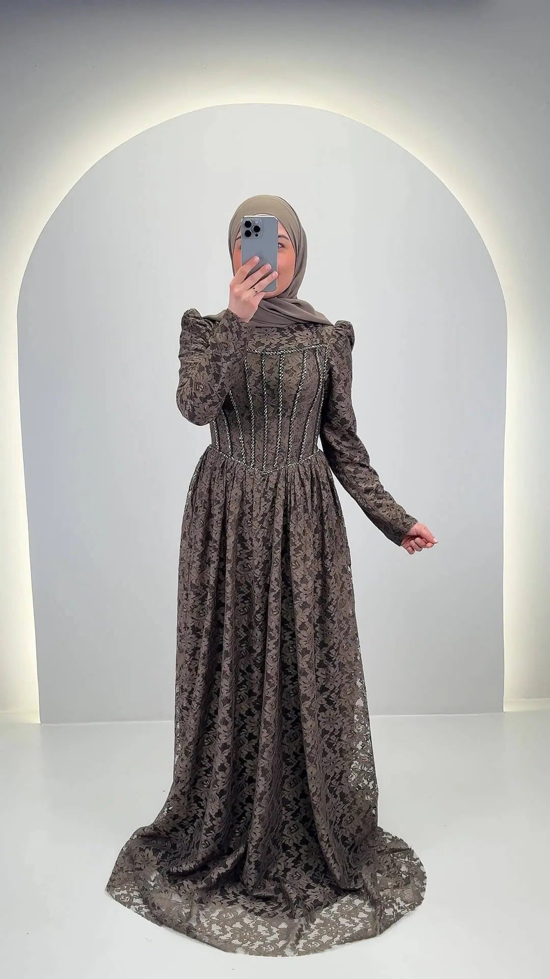 Mina Abiye Kahverengi