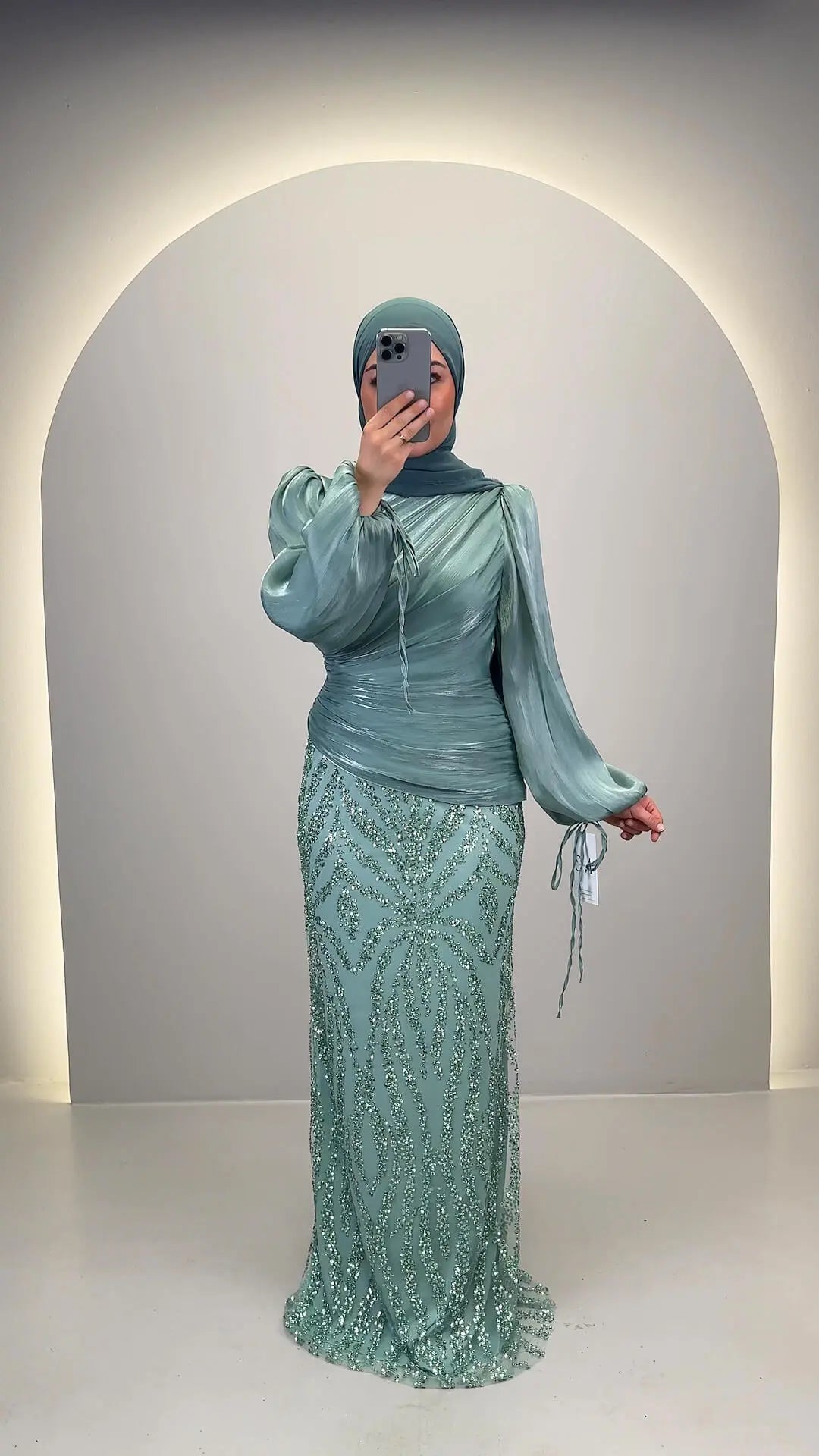Dian Abito da sera Mint 01