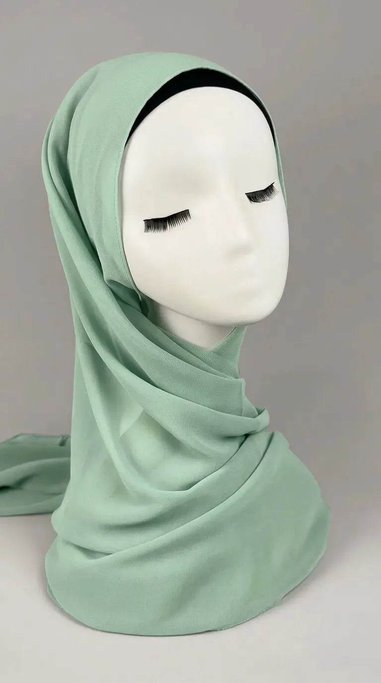 sedef Şifon Mint 02