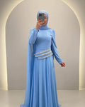 Vestito da sera Seyla blu