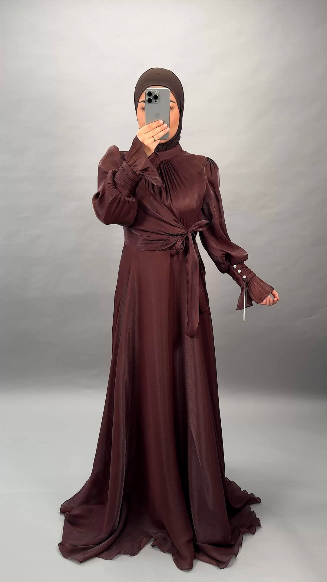 Abito da sera Aren marrone