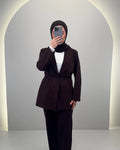 Esilya Outfit Marrone