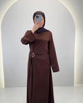 Arami Abendkleid Marrone 01