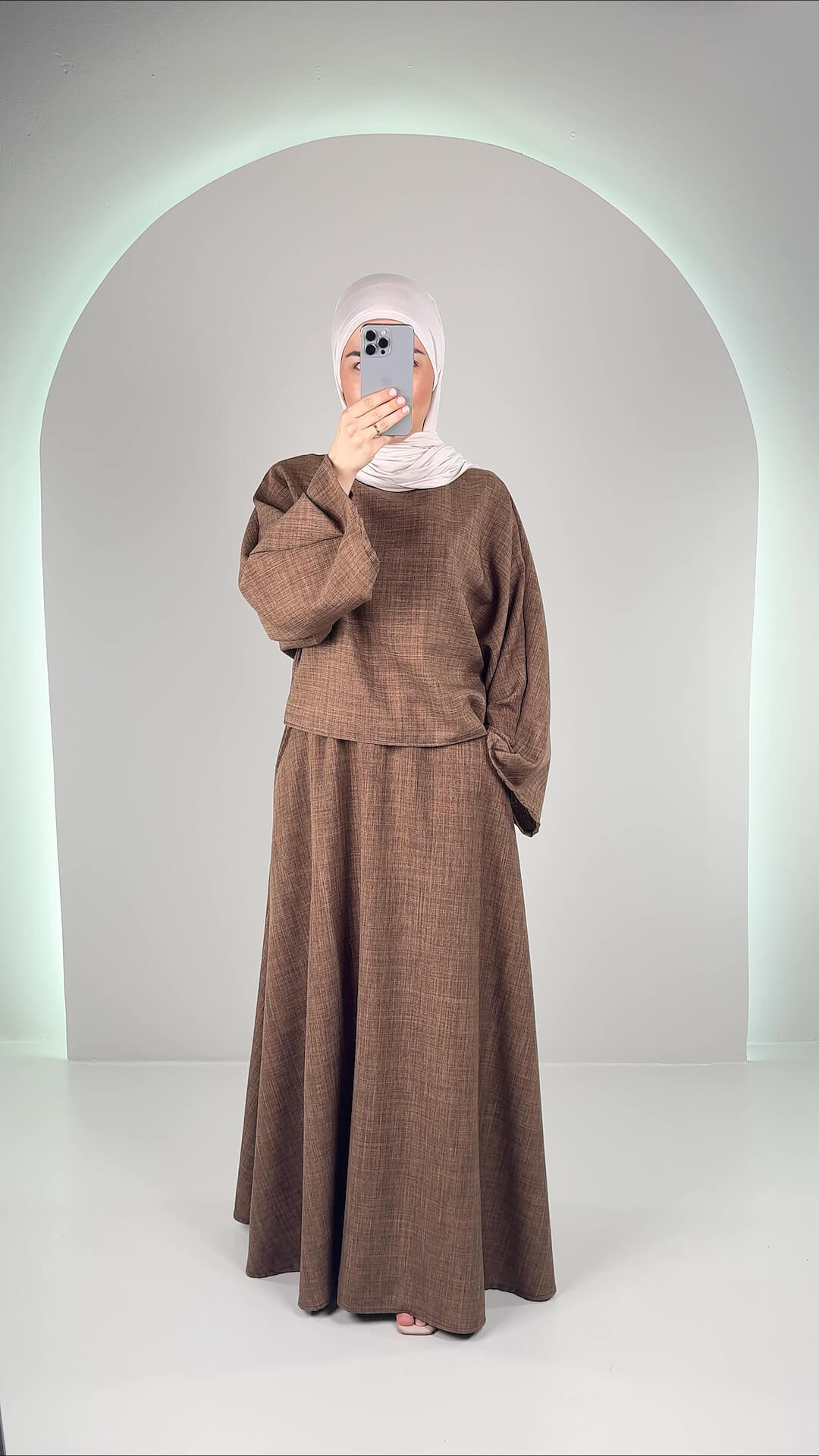 Uta Zweiteiler Braun