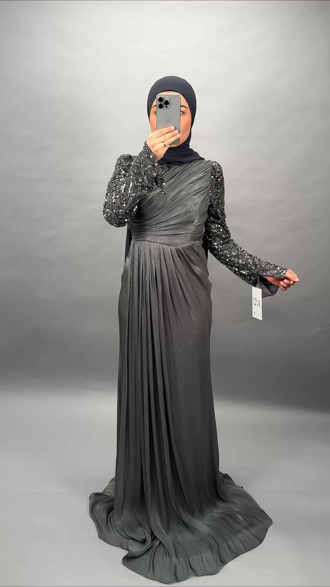 Abito Damla sera grigio