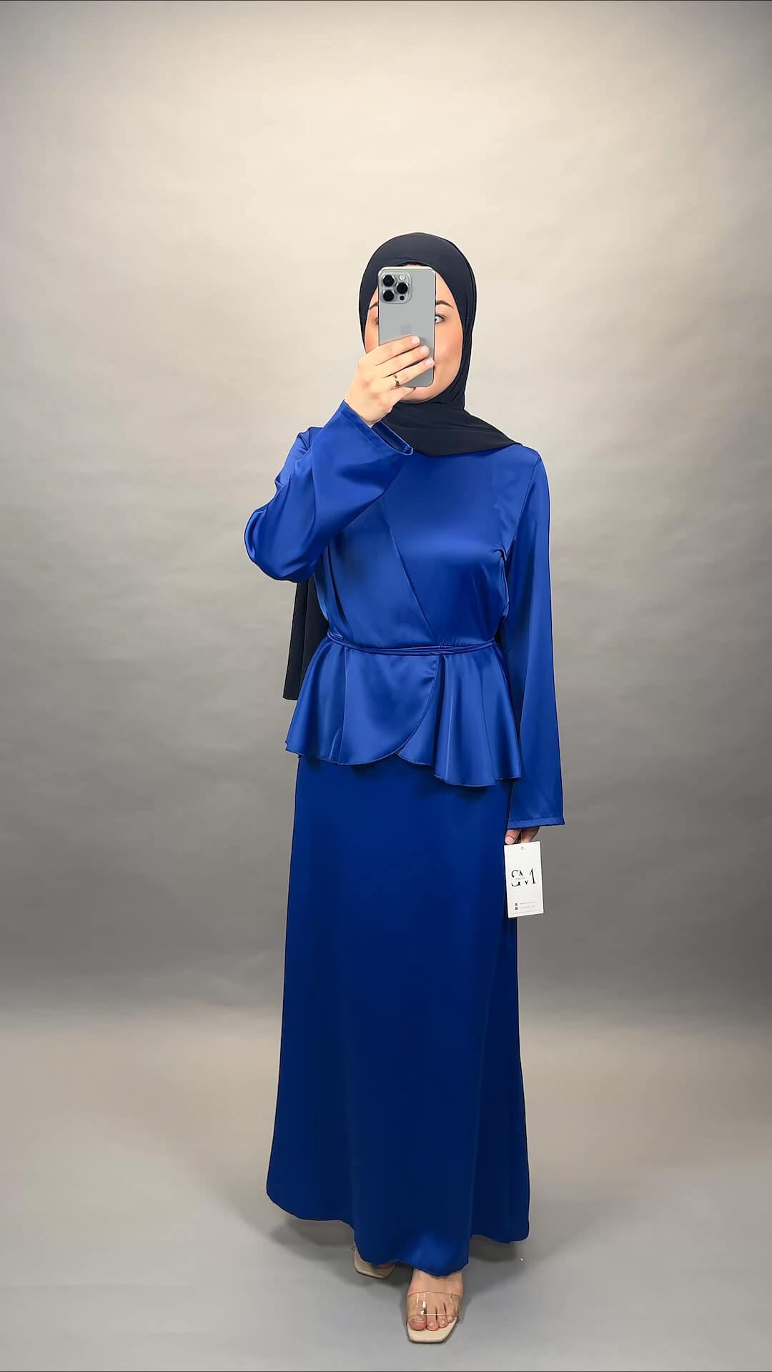 Siana Abito da sera blu reale