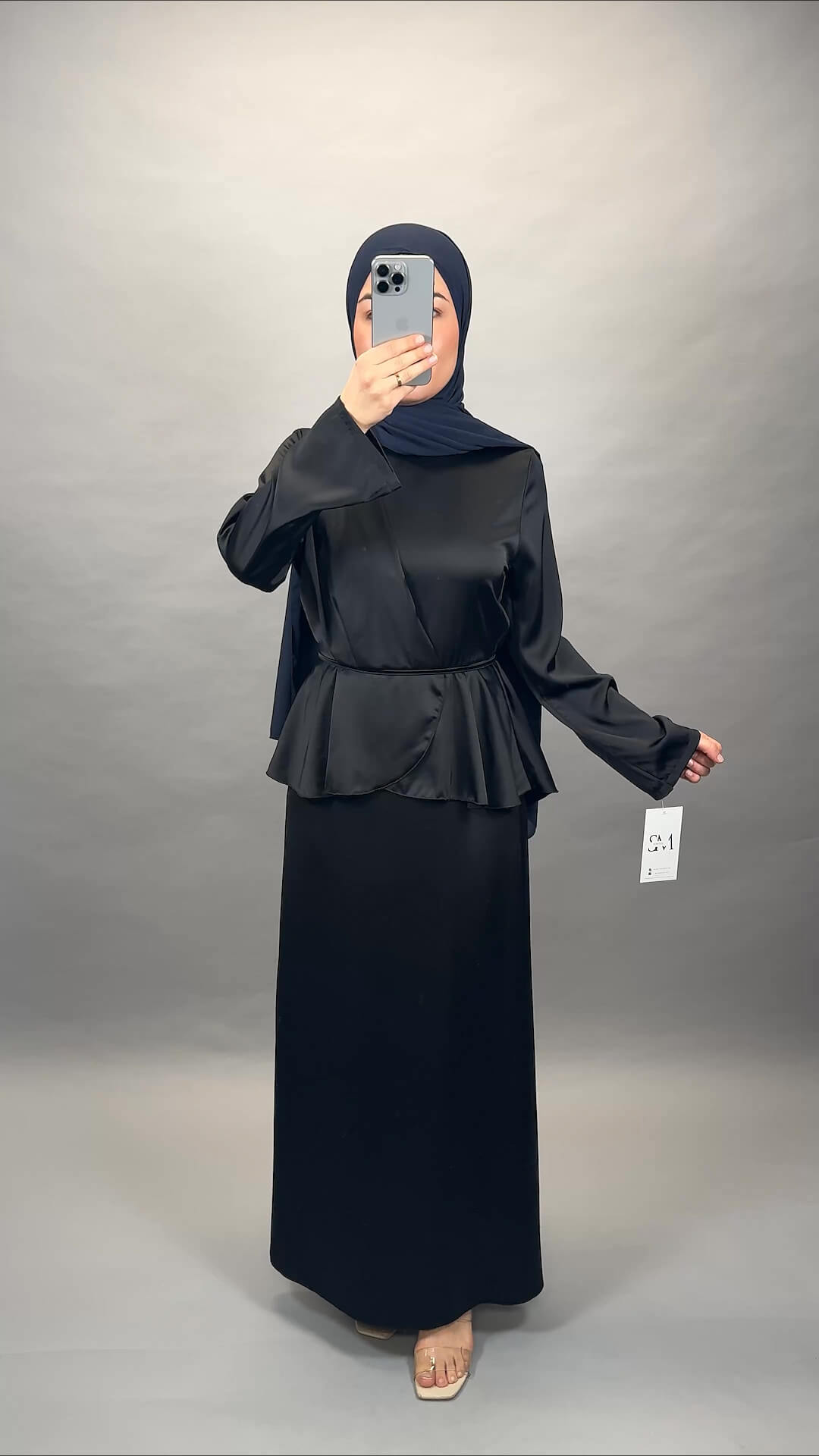 Siana abito da sera nero