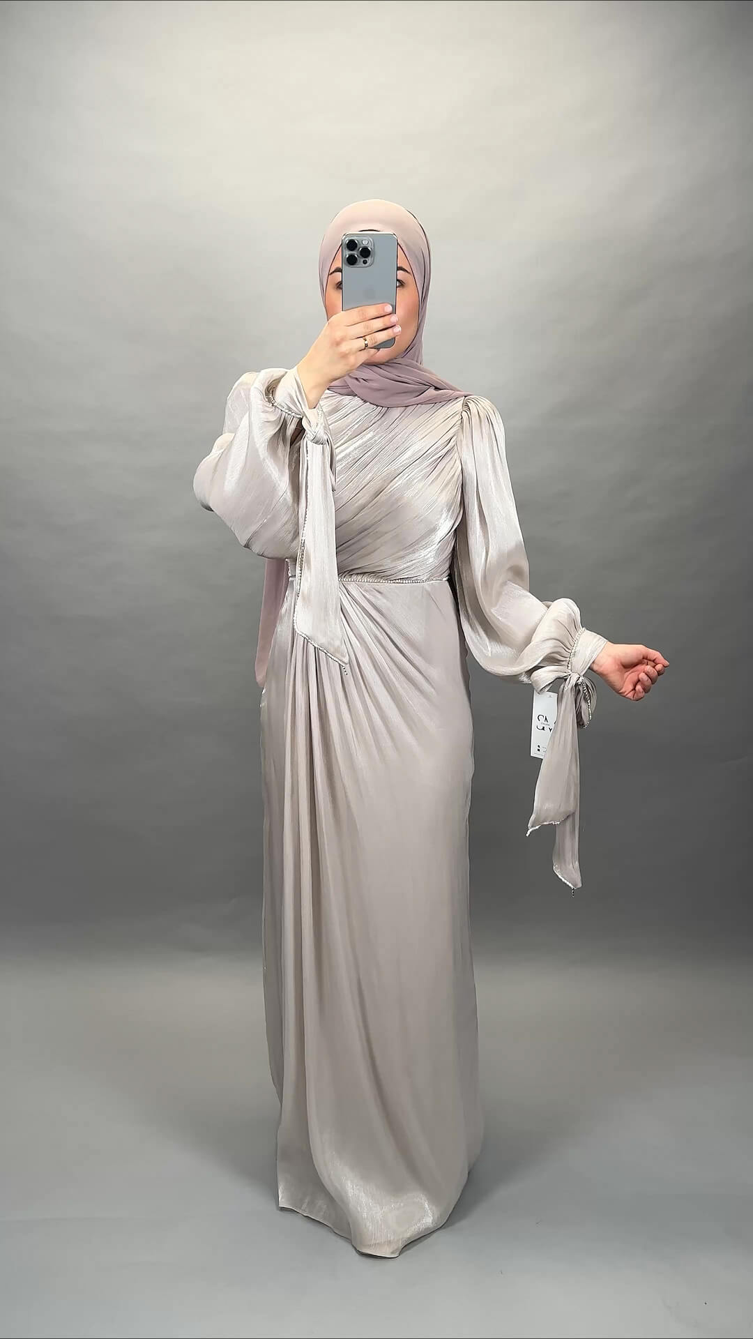 Abito da sera Finay beige