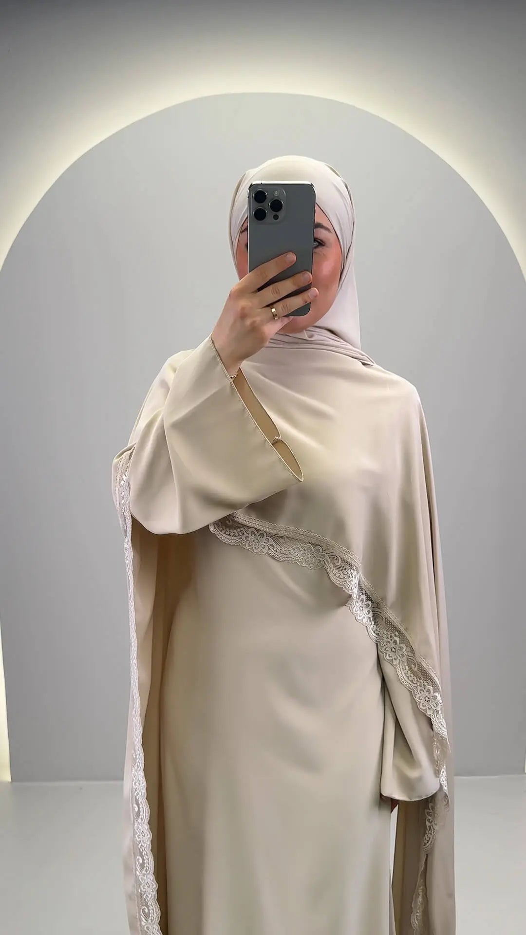 Abito da sera Gizi beige