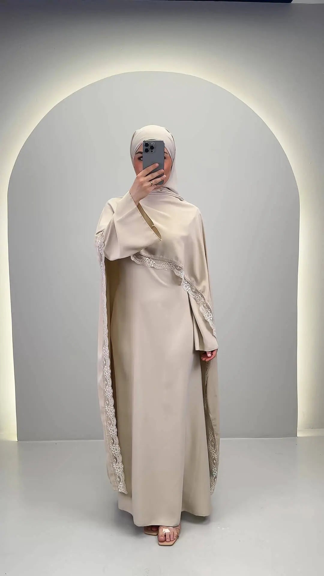 Abito da sera Gizi beige