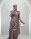 Leyla Abito da Sera Taupe