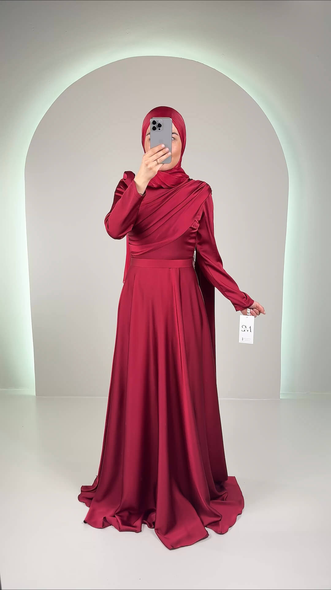Liza Abendkleid Bordo