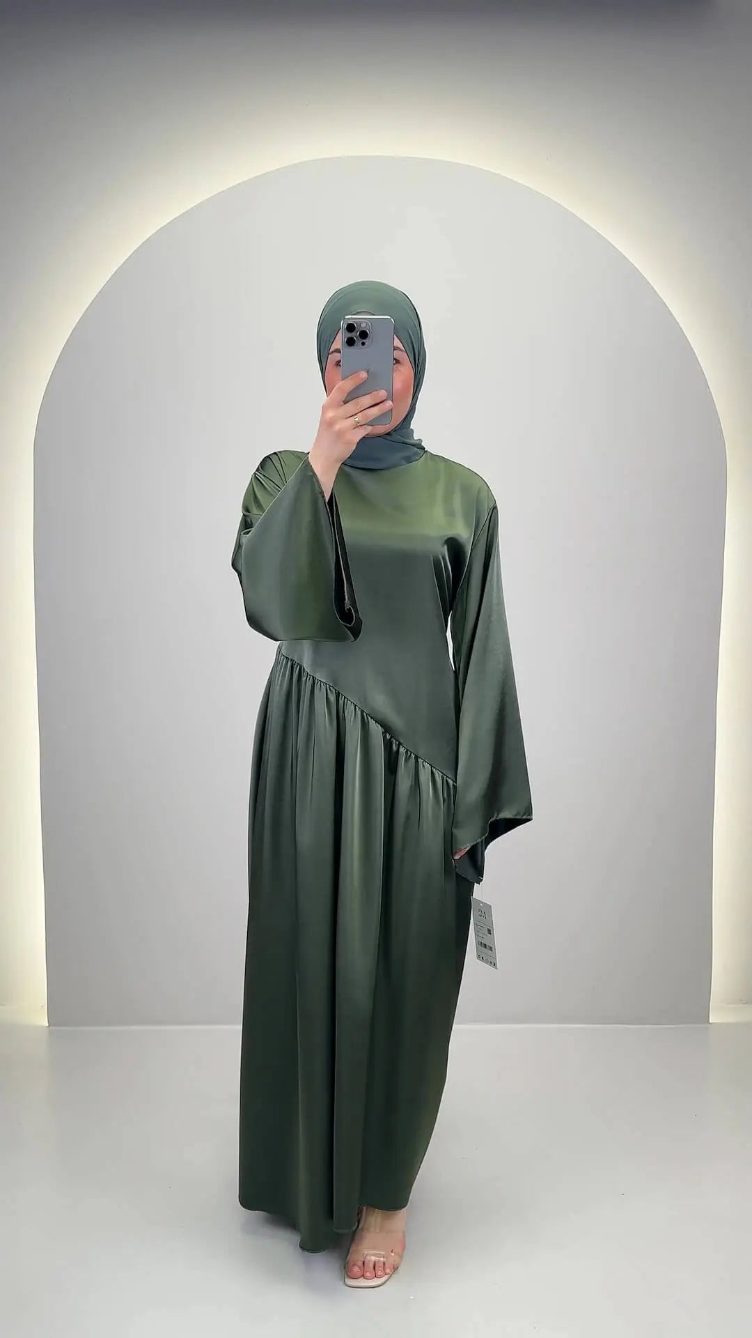 Meslia Abito da sera verde
