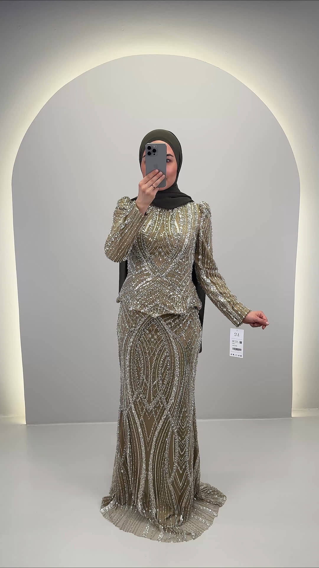 Miyasa Abendkleid Grün