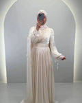 Oysu Abito da sera Beige 01