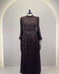 Rima Abendkleid Marrone