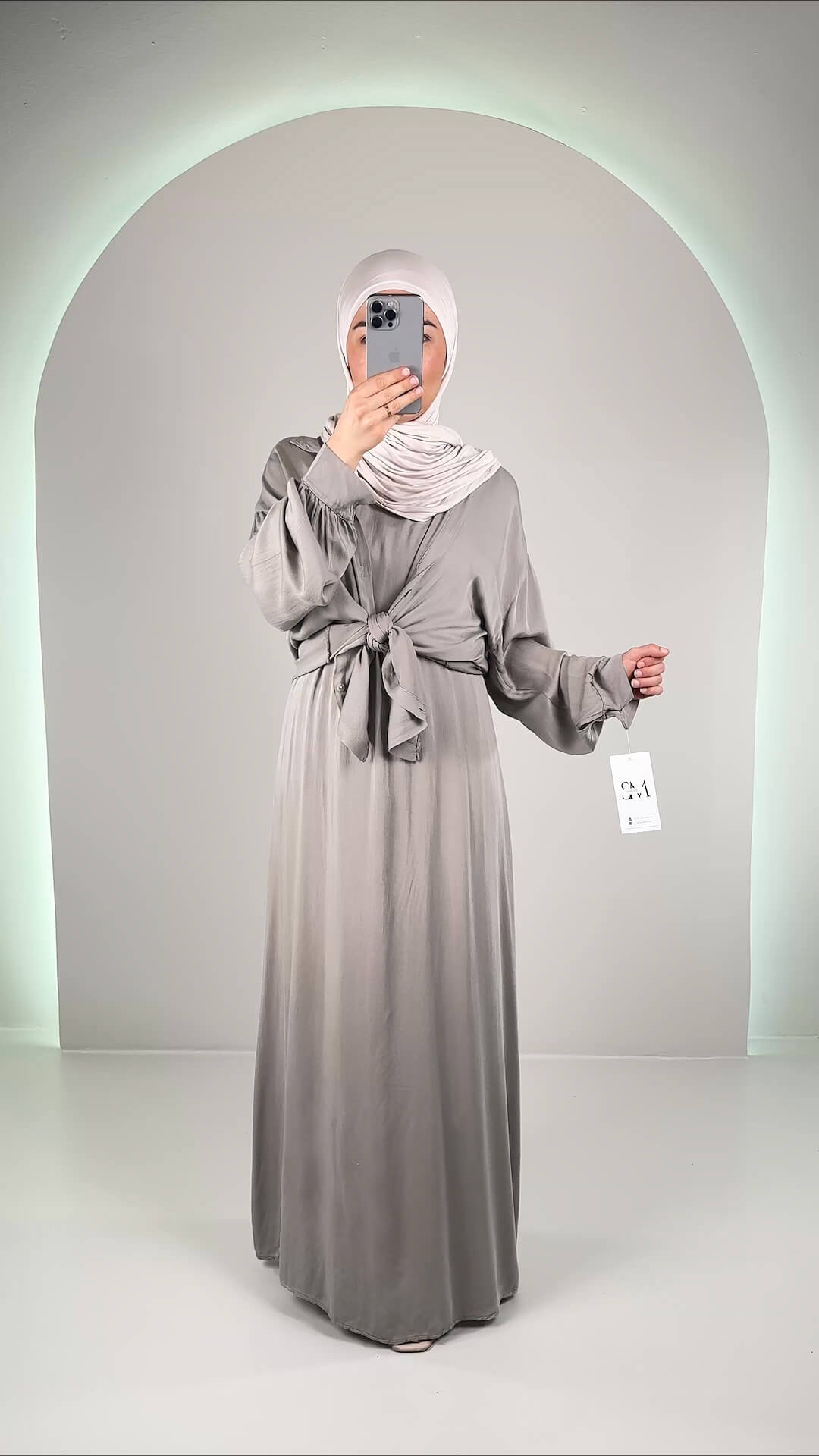 Fera Zweiteiler Kleid Taupe