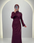 Vestito da sera Tuyana rosso vino