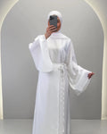 Nesa Abaya Bianco
