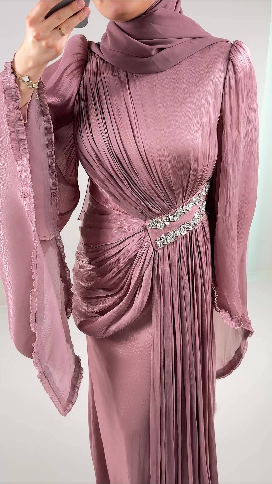 Asya Abendkleid Altrosa