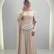 Vestito da sera Seyla Beige