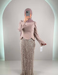 Hisra Evening dress Beige