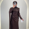 Arya Evening dress Brown 01