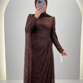 Vestito da sera Mireya Marrone