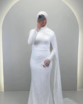Abito da sposa Liora con Hijab