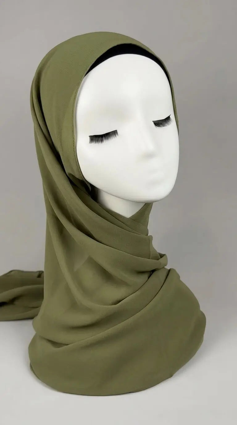 Sedef Chiffon Green 02