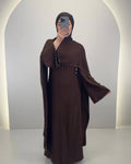 Zerafin Evening dress Brown 01