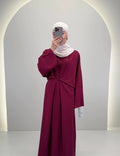 Abito Lina Bordeaux