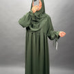 Mila Abaya Seti Khaki ile Khimar