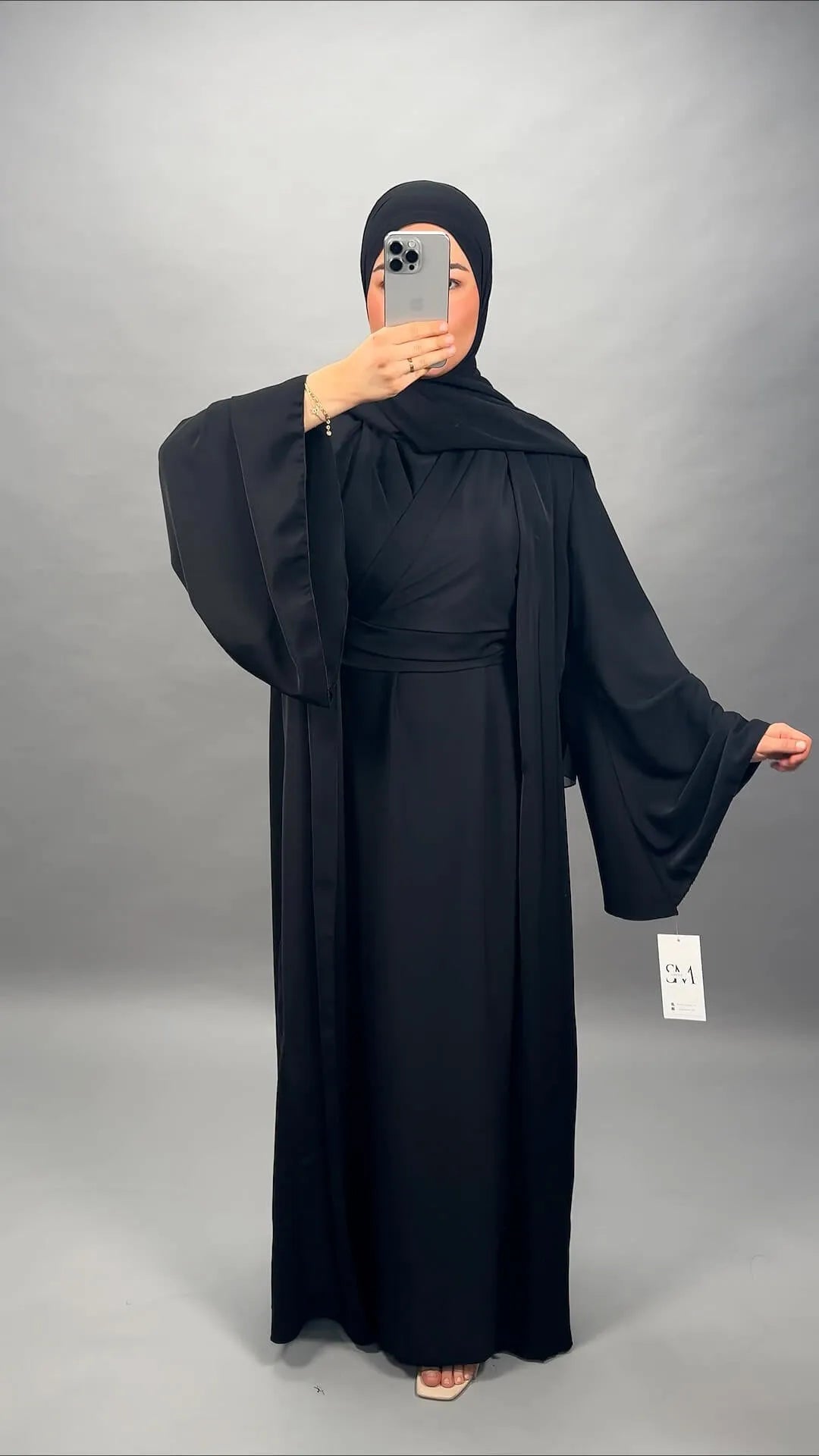 Pinar Abaya Set nero