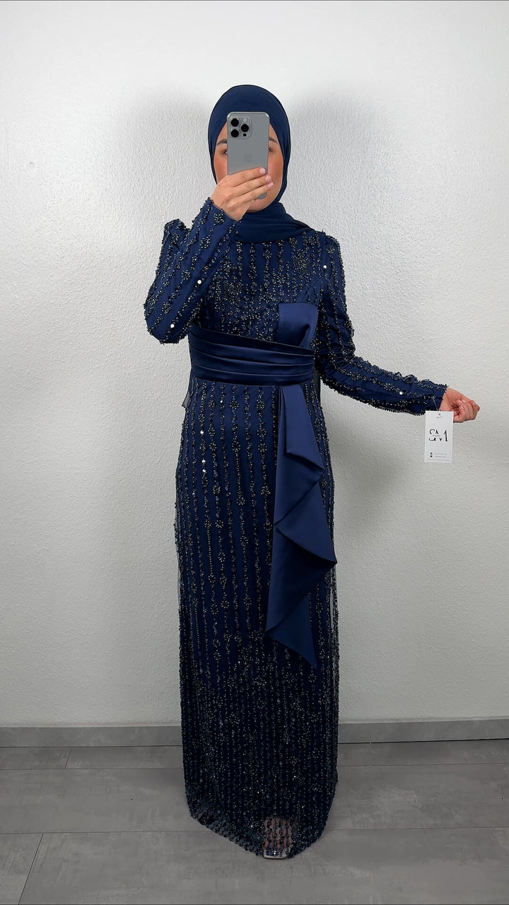 Rosmary evening dress dark blue