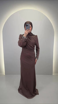 Rozan Evening dress Brown
