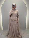Abito da sera Simay Beige