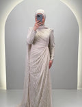 Abito da sera Mireya Beige