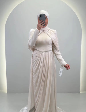 Abito da sera Nefa Beige