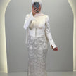 Bey's Evening dress Cream White