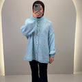 Efla Cardigan Blu 01