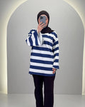 Muna Top Blu scuro