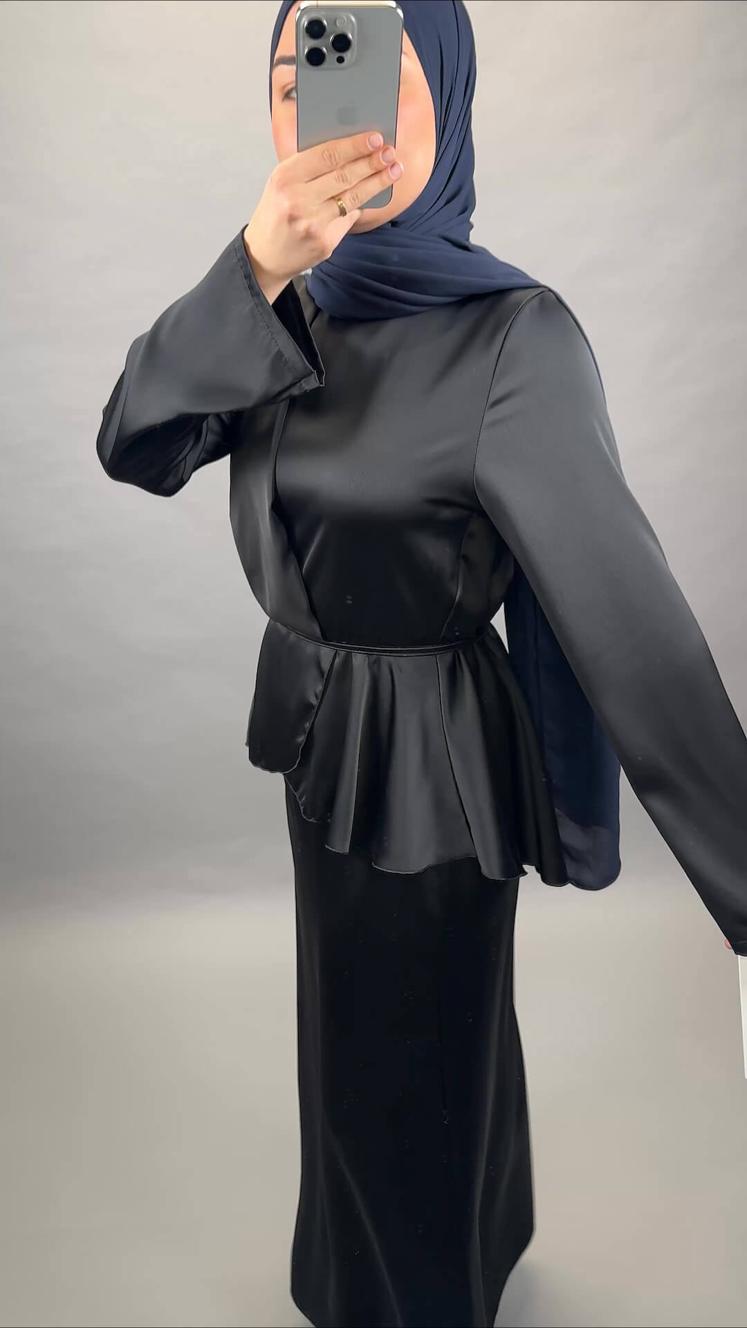 Siana abito da sera nero