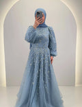 Elsa Abito da sera Blu