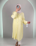 Top Yale Musselin Giallo