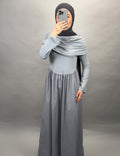Vestito Yelena Grigio 01