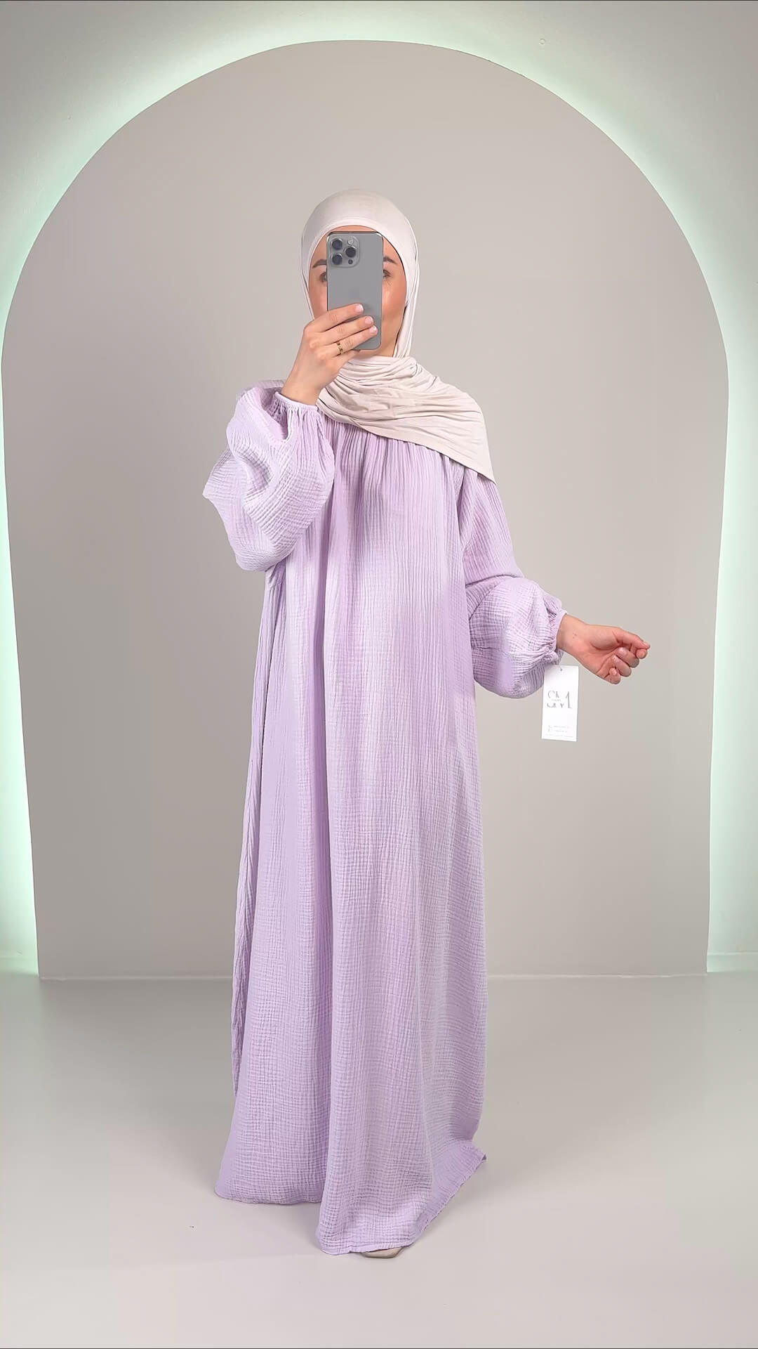 Sera Musselin Kleid Lila