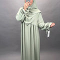 Mila Abaya Set Khimar Mint