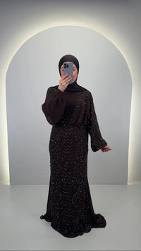 Minara Abito da sera Marrone