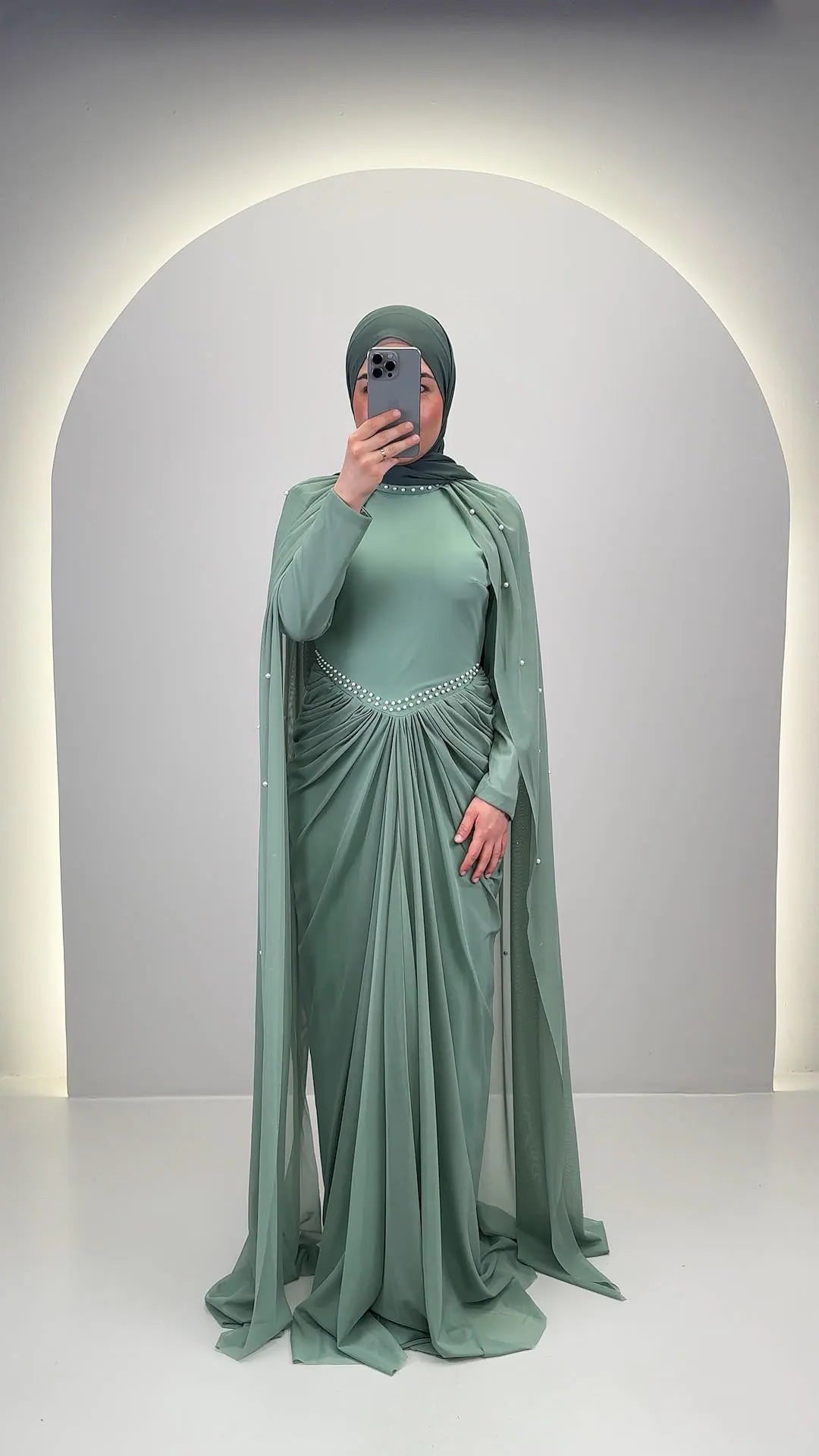 Abito da sera Tiya Mint